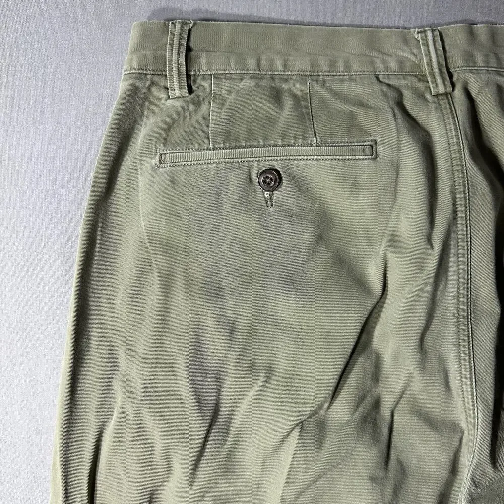 Polo Ralph Lauren Stretch Straight Fit Chino Pants Olive Green Mens Size 34x30